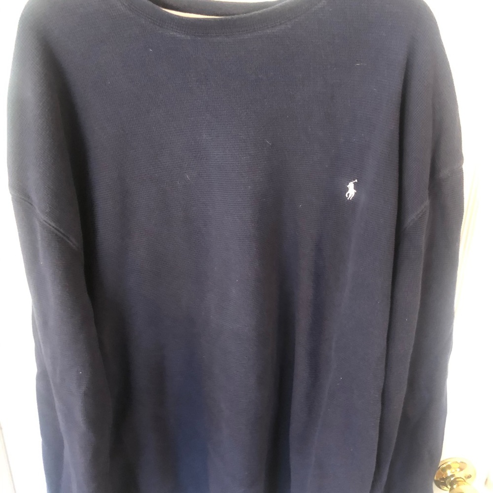 Long sleeved polo shirt